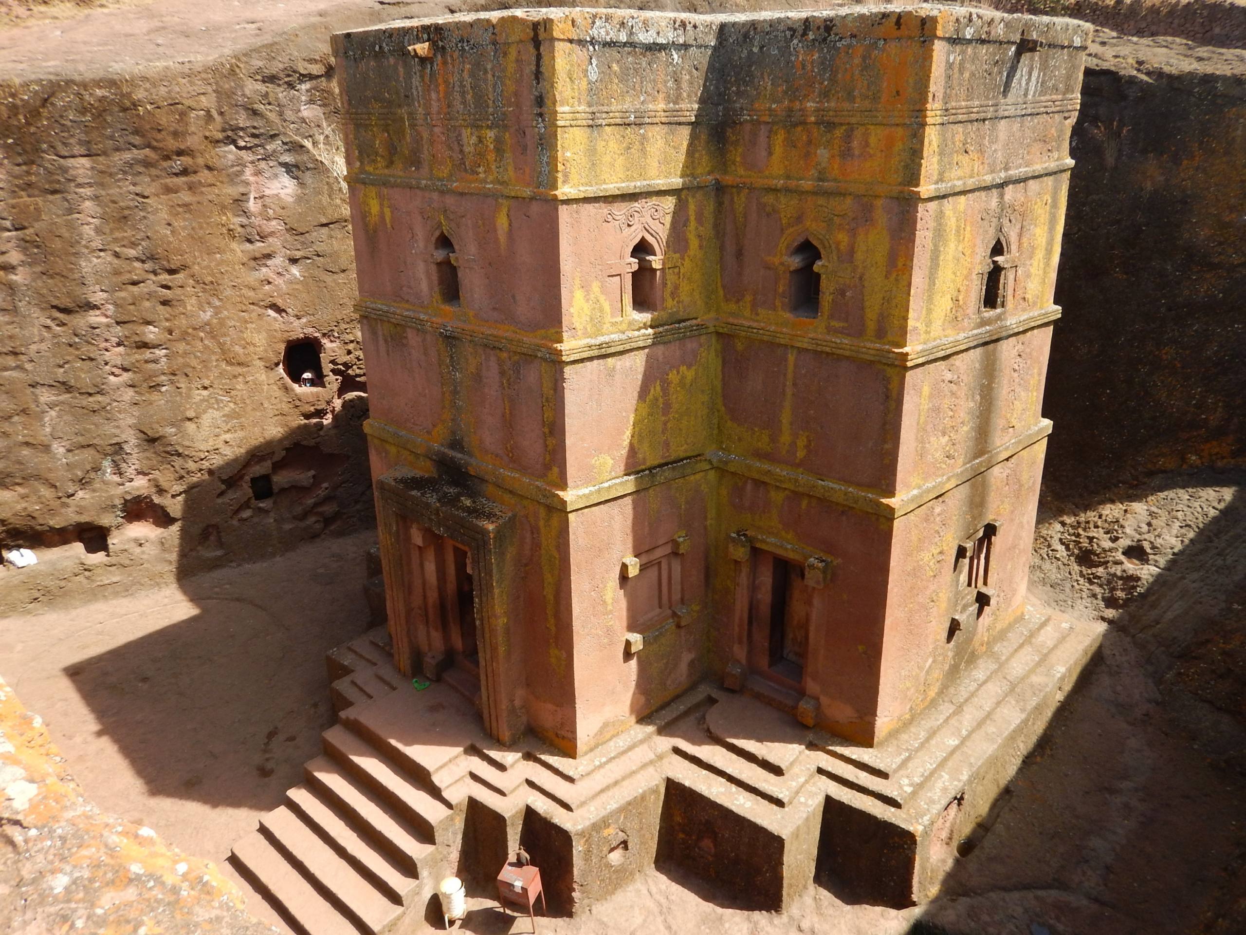 Lalibela : Église monolithe de St Georges par John Grinling