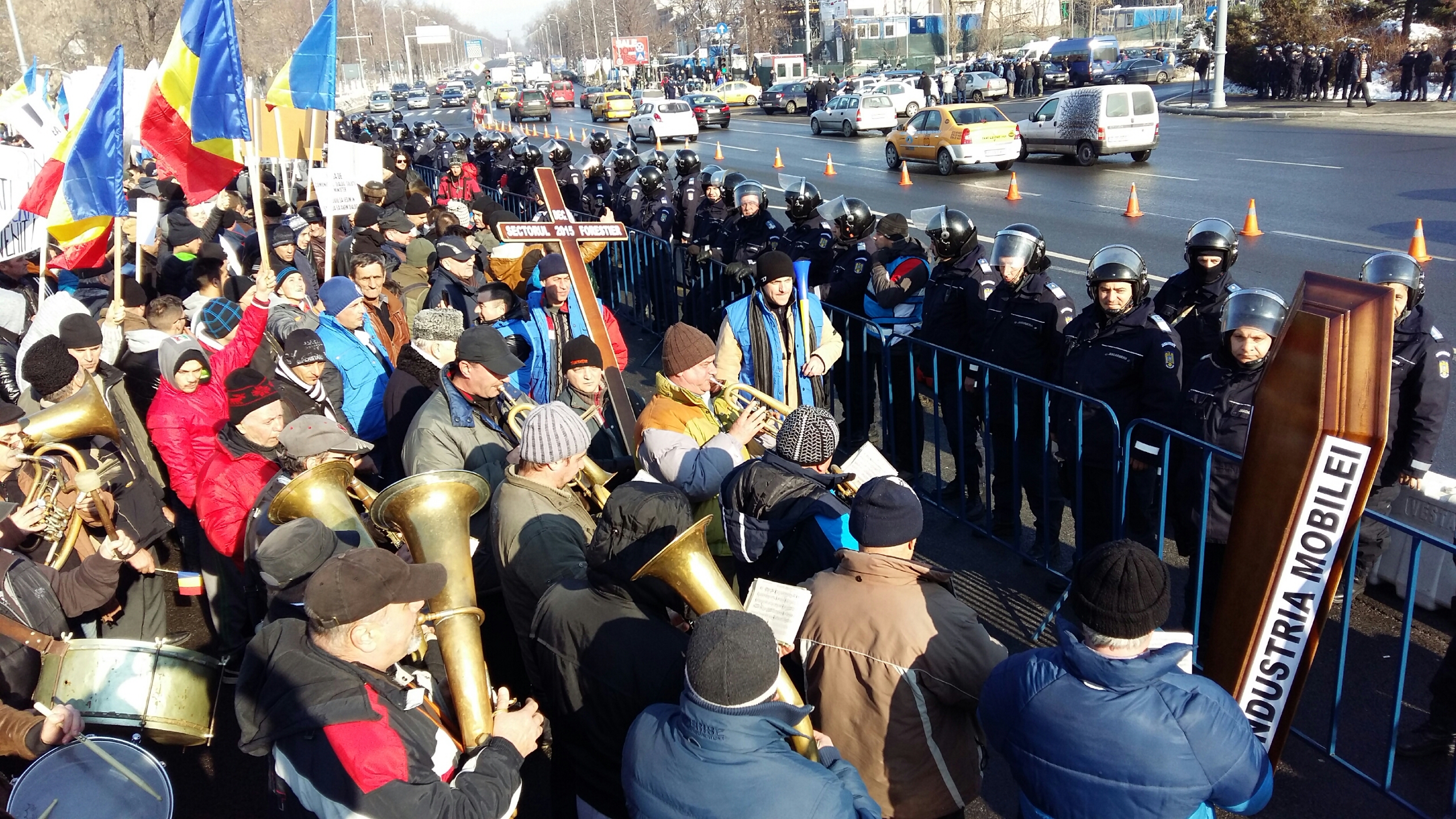 Protestul forestierilor din România par Lucian Muntean