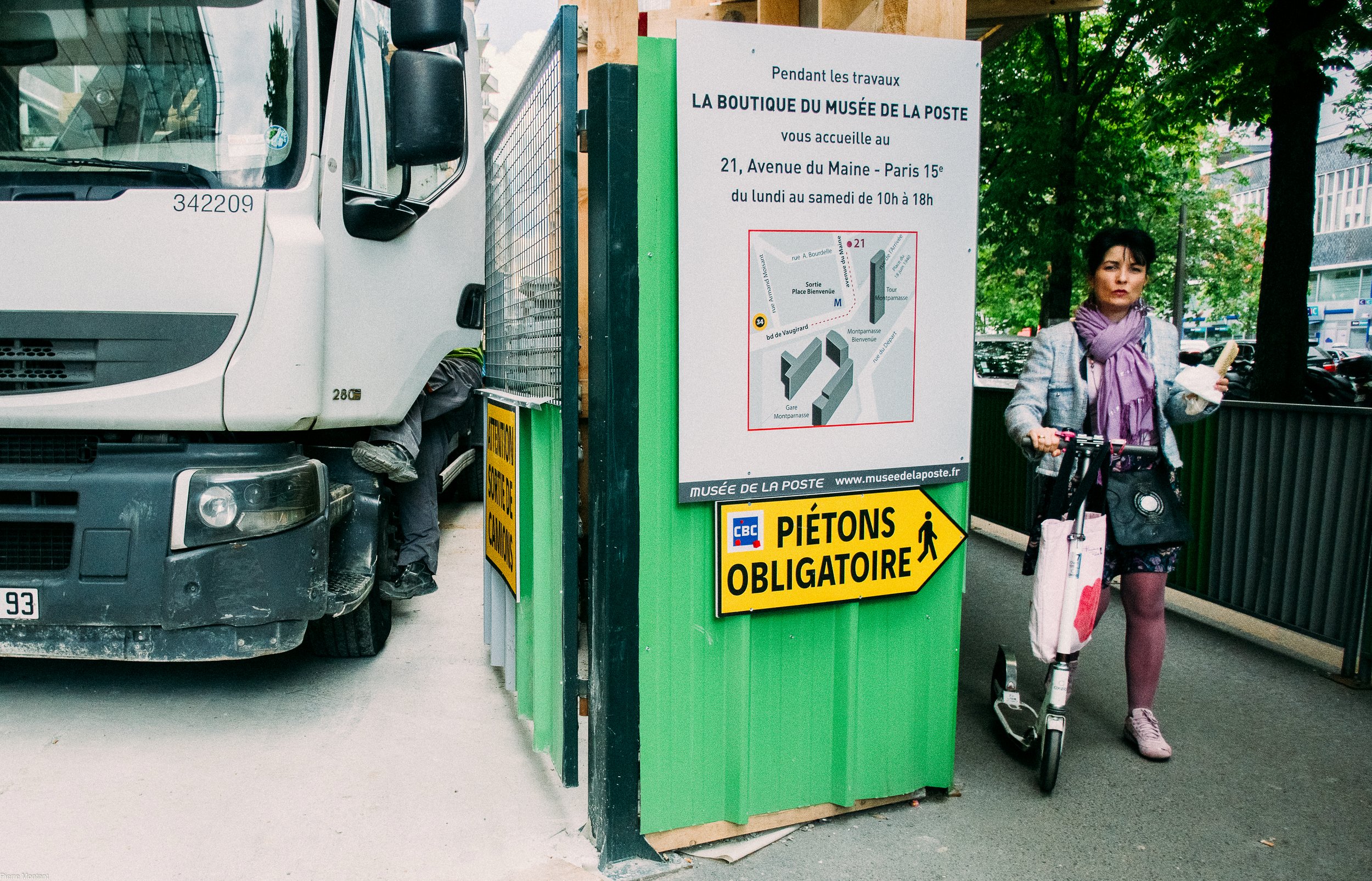 descente de camion par Pierre Montant