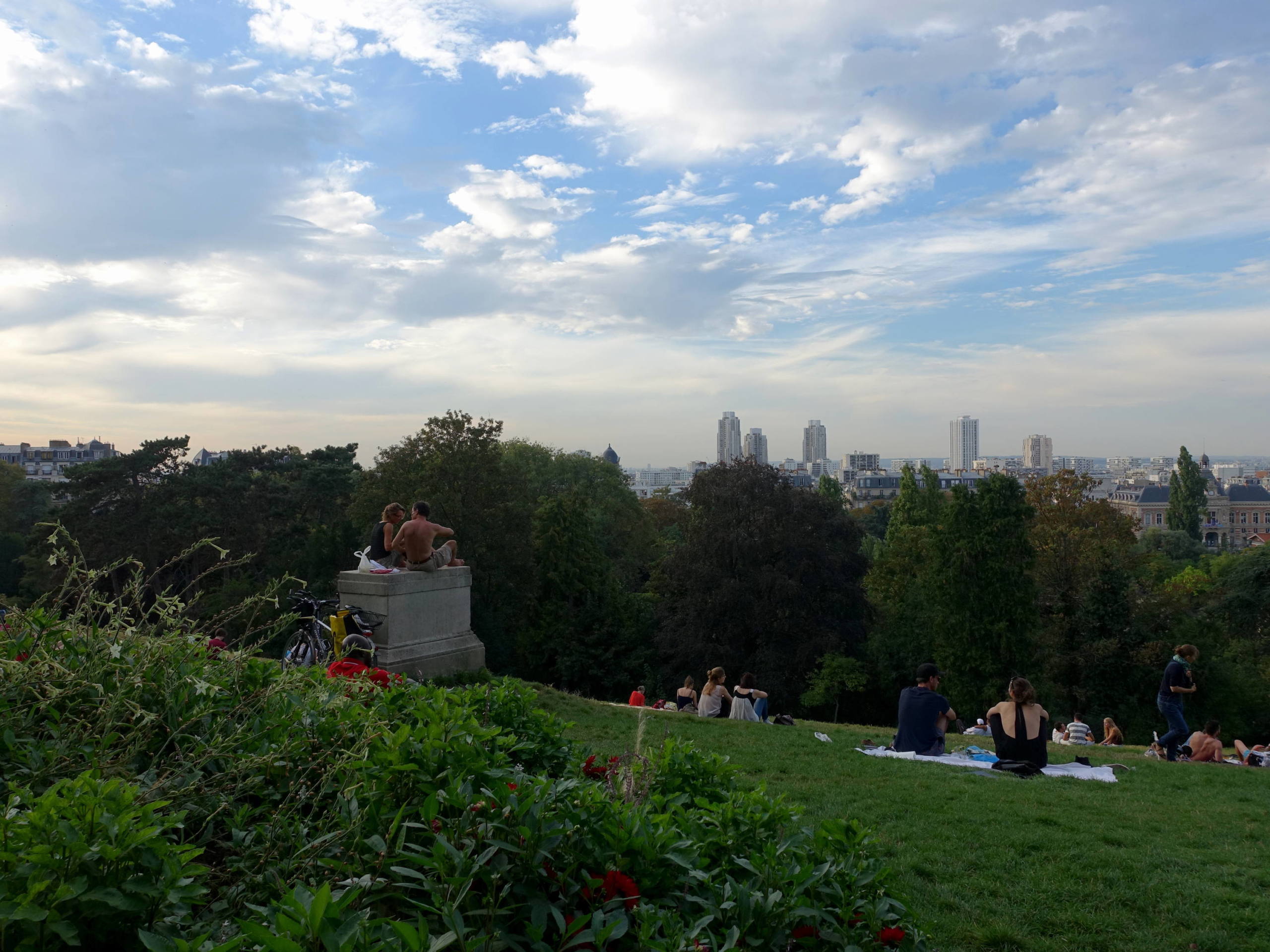 Aux buttes Chaumont par Juliette Salzmann