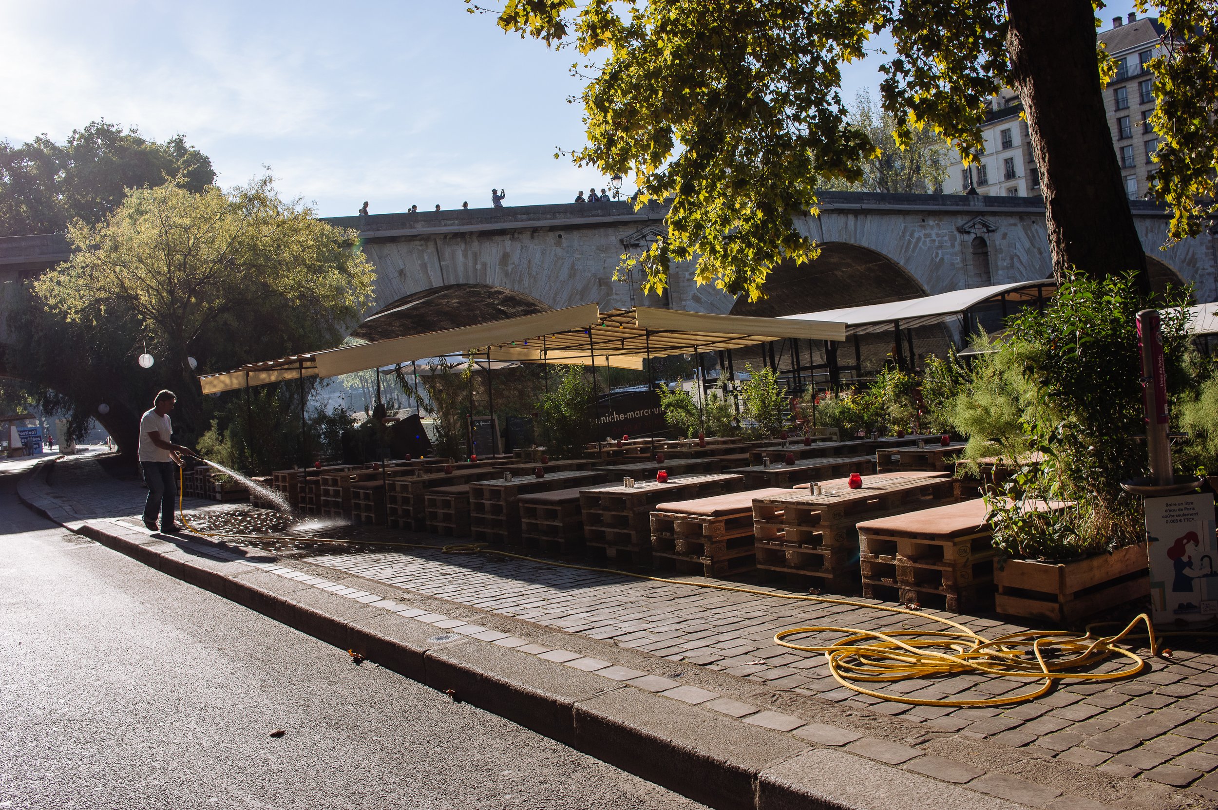 Berges de Seine (sans voitures) par Pierre Montant