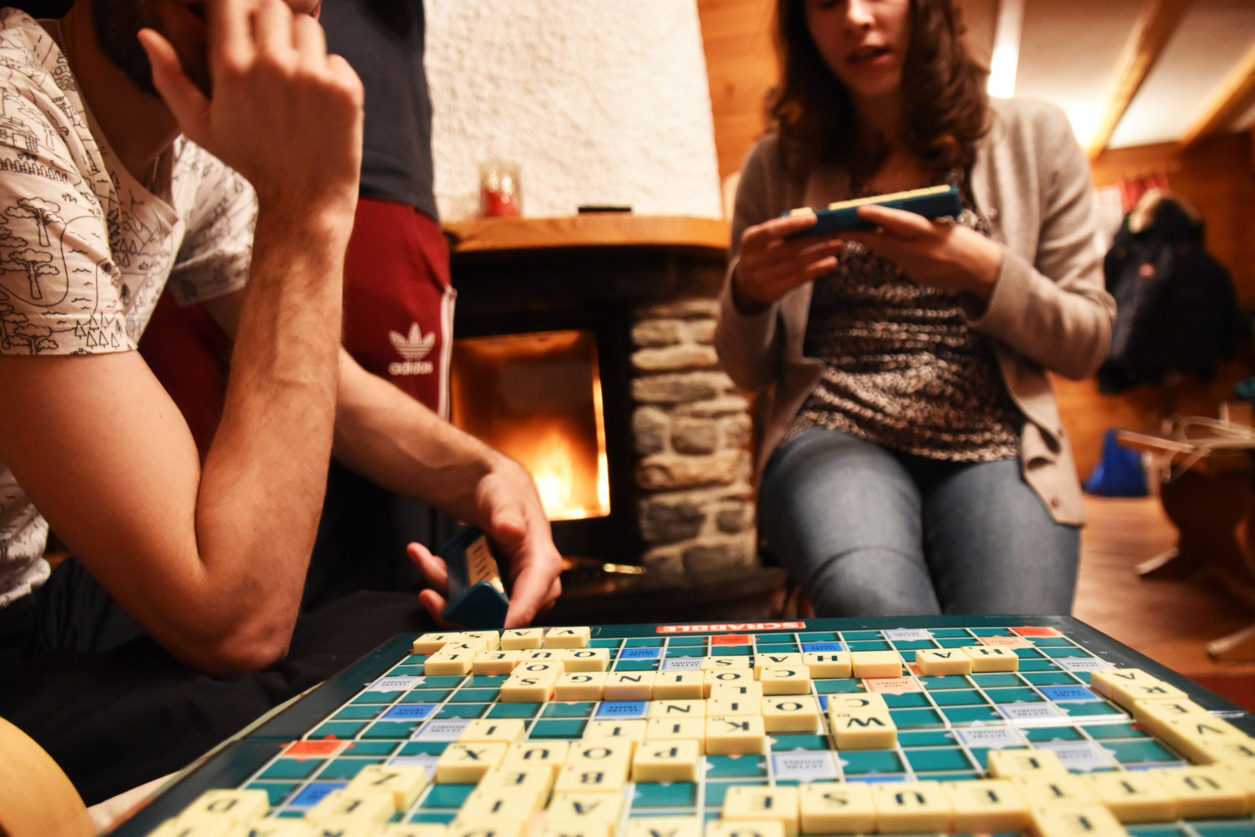 Soirée scrabble par Justine Grespan