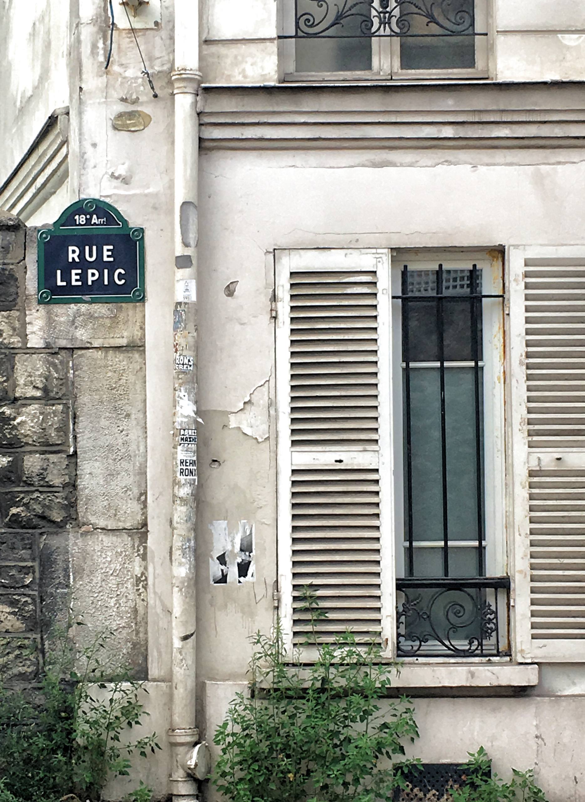 Rue Lepic par Patricia Nisenbaum