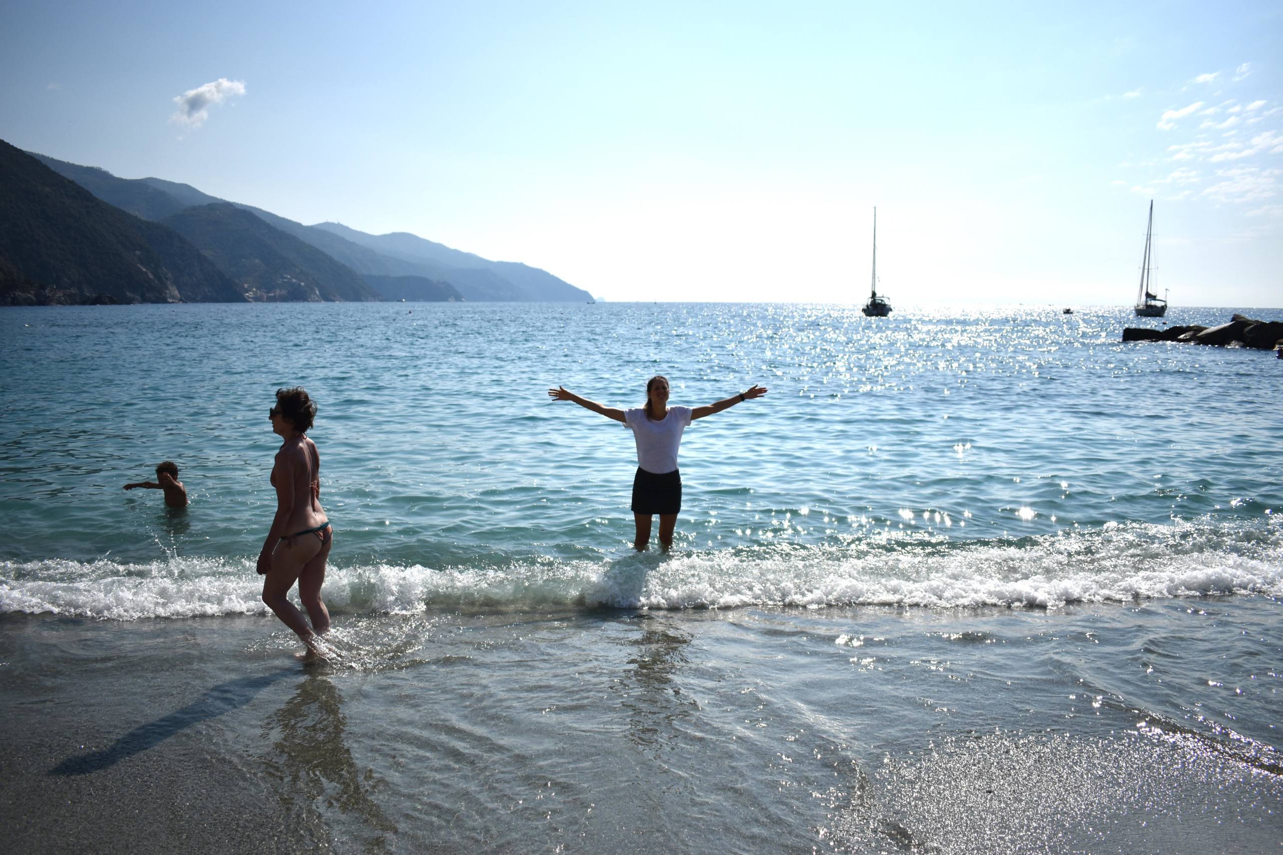 Une touriste à la mer par Justine Grespan