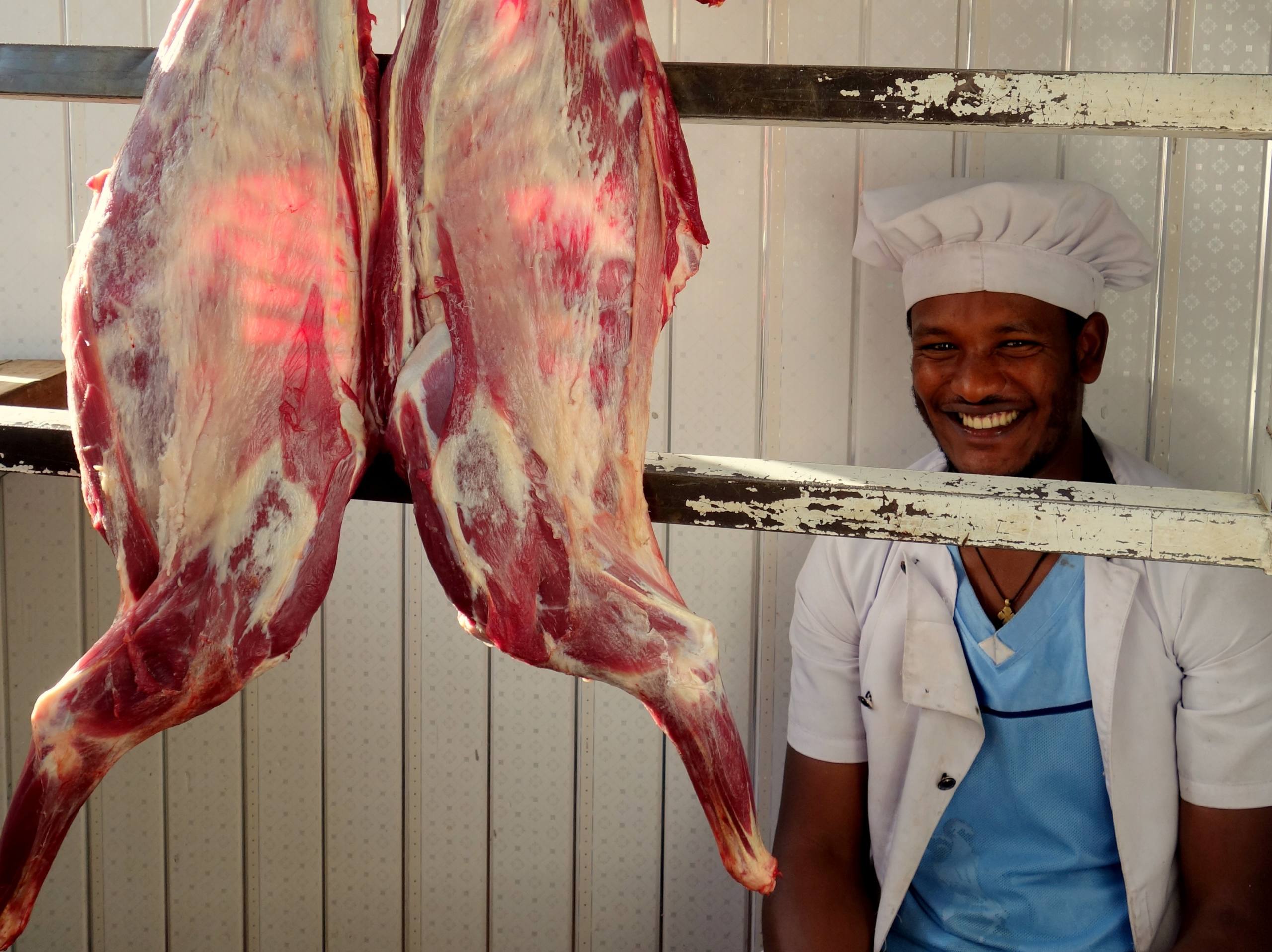 Viande incandescente par John Grinling