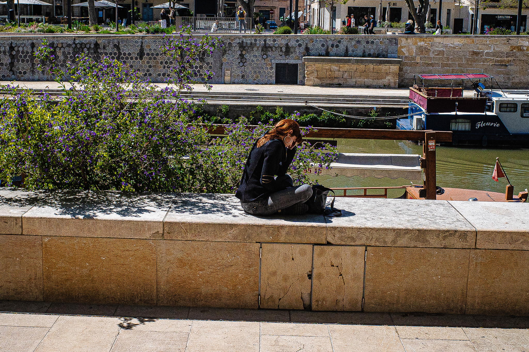 Au bord du canal par Gérard Dubois