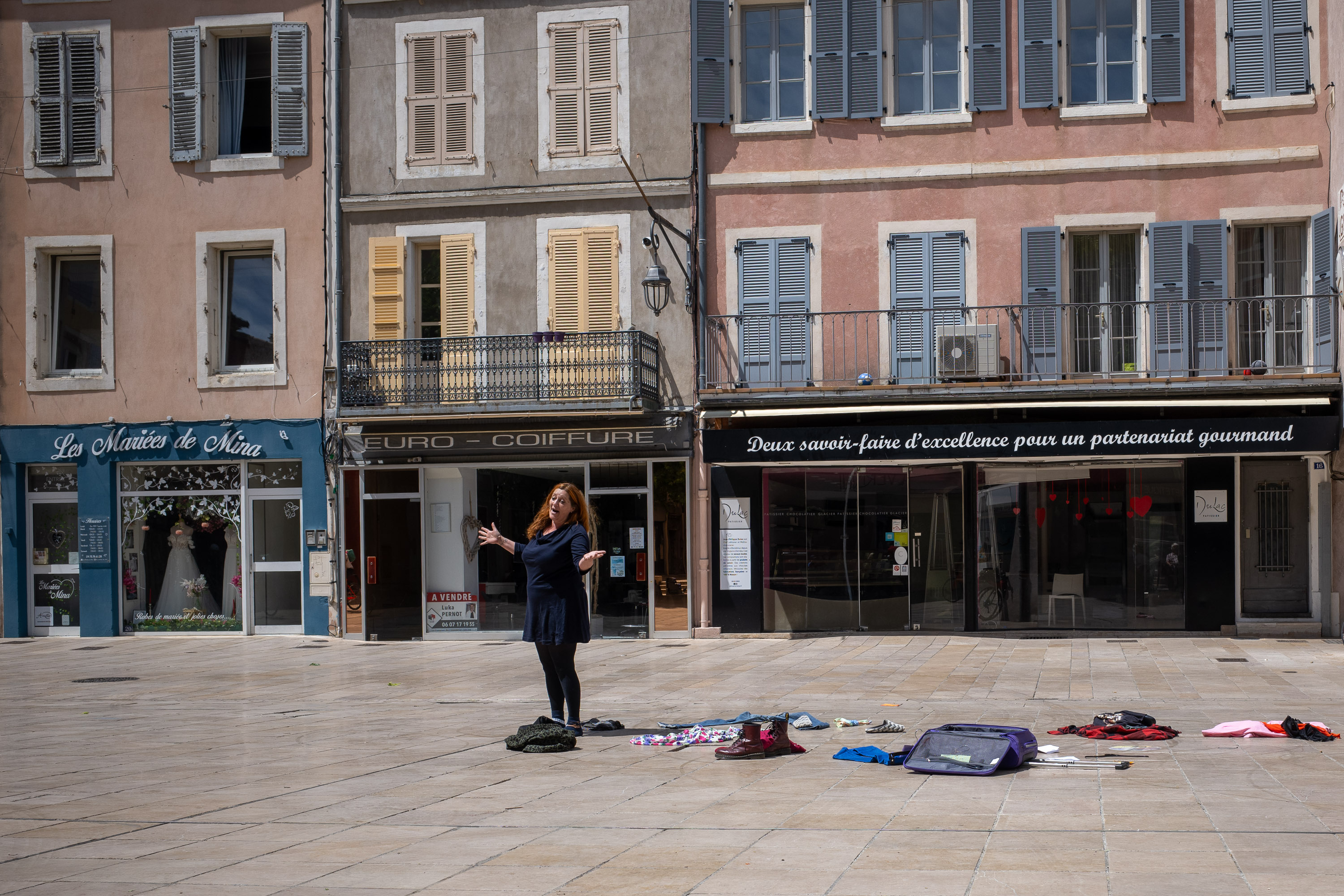 Théâtre de rue à Montélimar par Francis Traunig