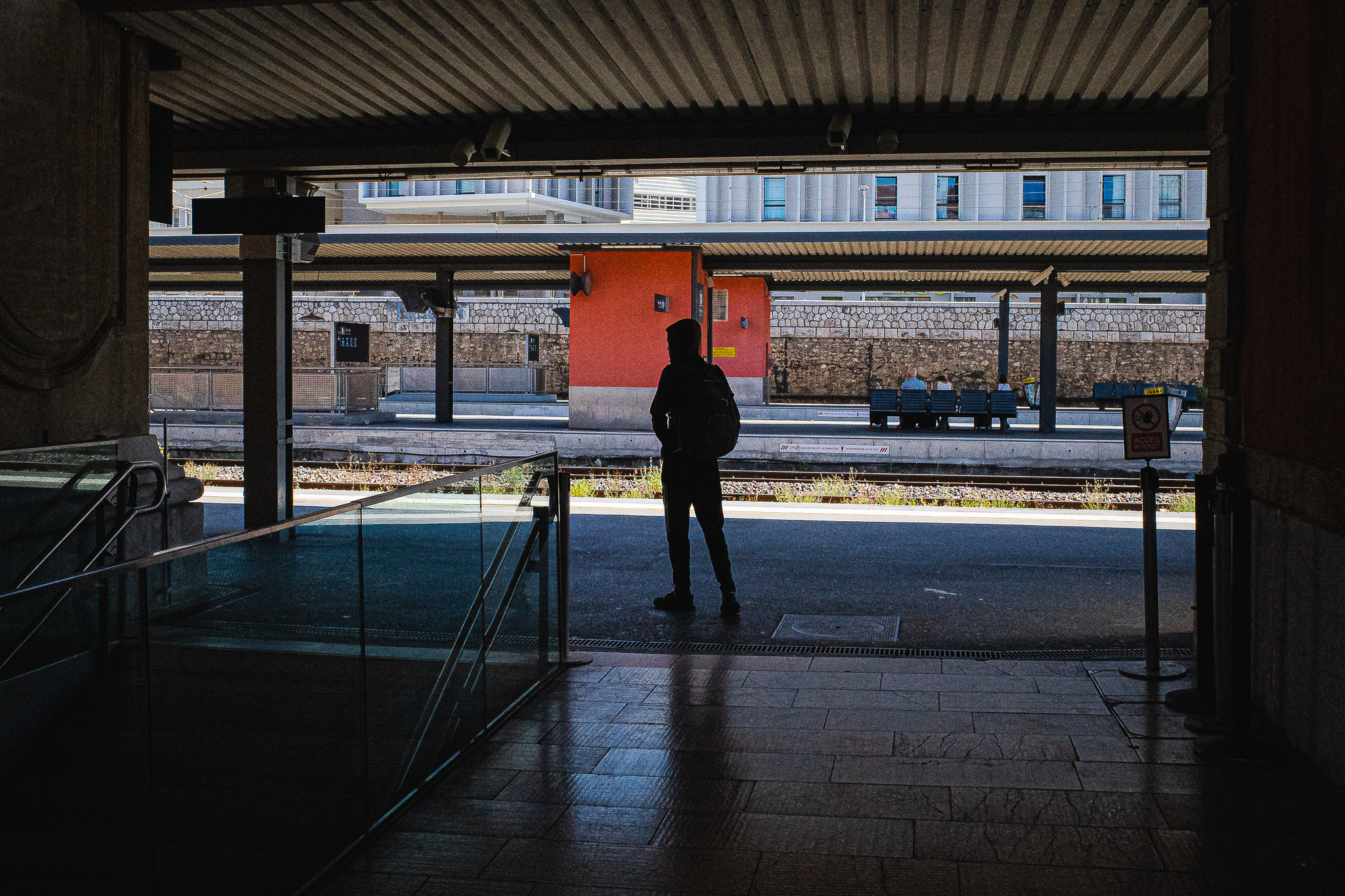En gare par Gérard Dubois