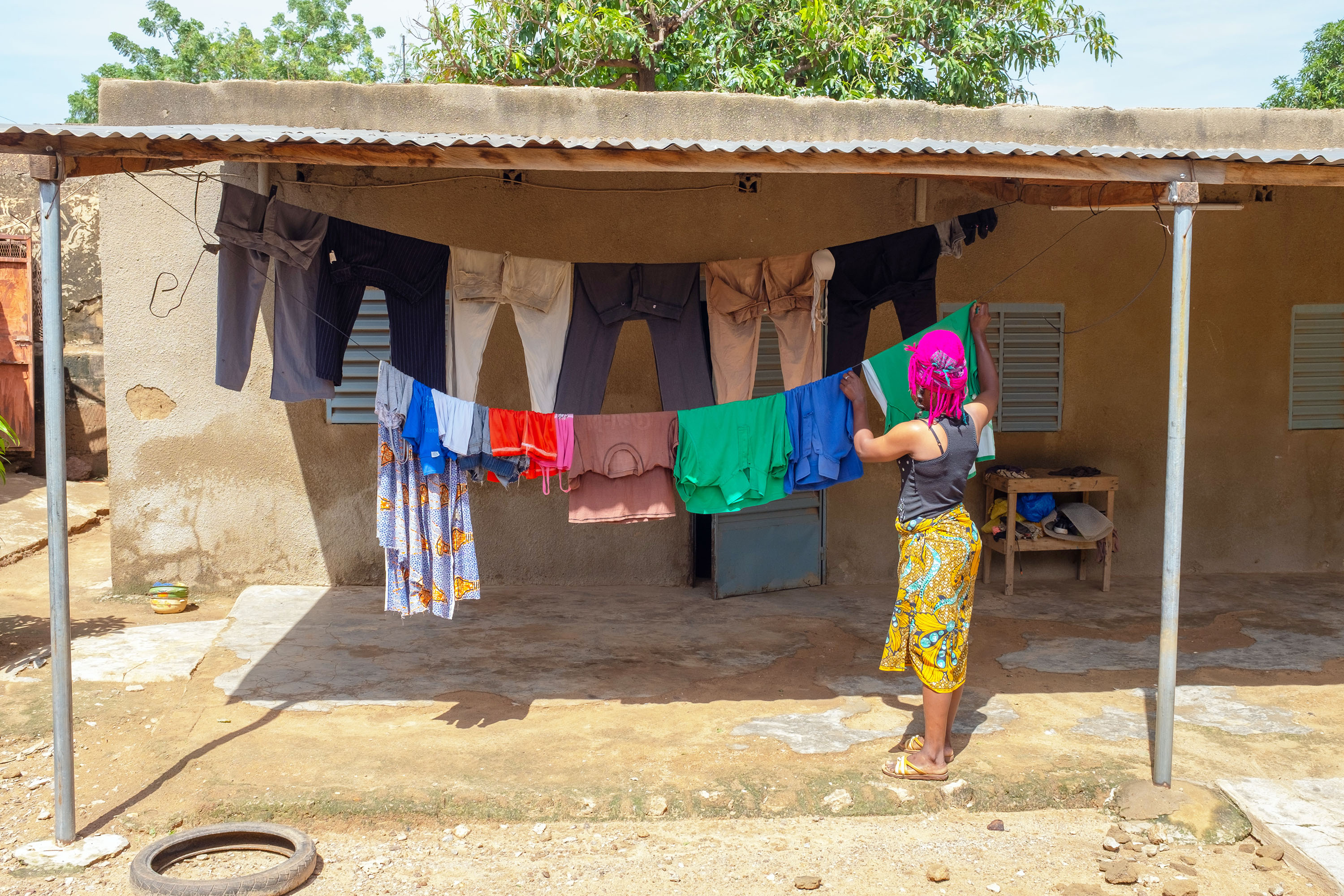 Séchage à l’ombre par Nomwindé Sawadogo